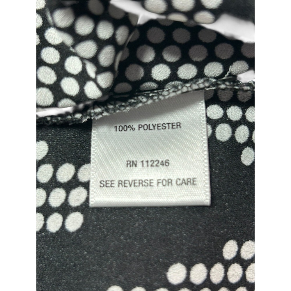 Sami & Jo Tank Top Womens Size M Black and White Blouse Lightweight Relaxed Fit - Picture 5 of 10